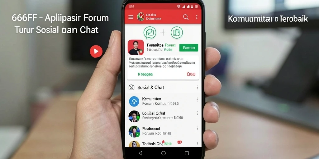 Tampilan antarmuka pengguna 666FF untuk forum komunitas yang dinamis.