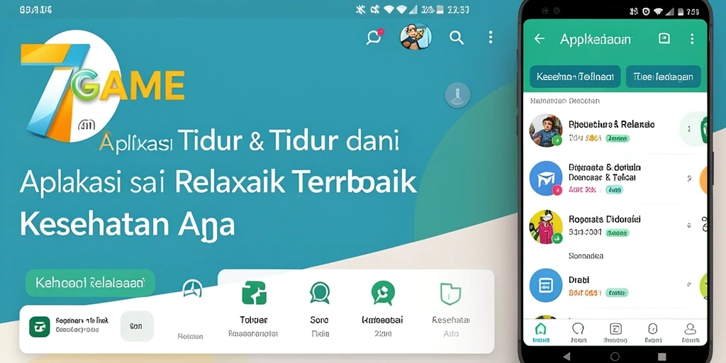 Tampilan antarmuka pengguna 7GAME yang menenangkan dan intuitif.