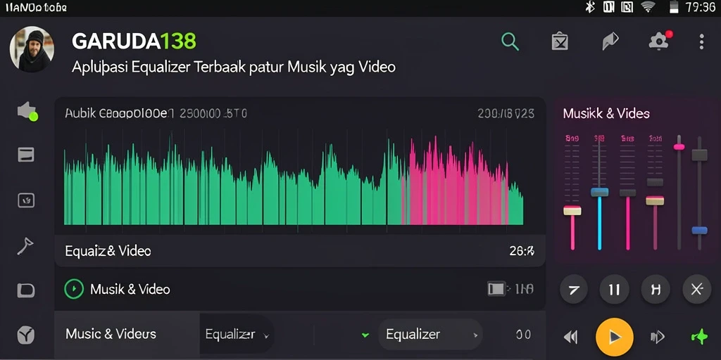 Tampilan antarmuka GARUDA138 yang sederhana dan fungsional.
