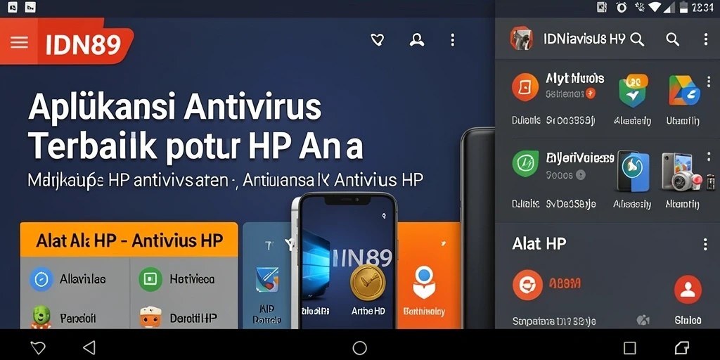 Tampilan antarmuka IDN89 yang sederhana dan fungsional.