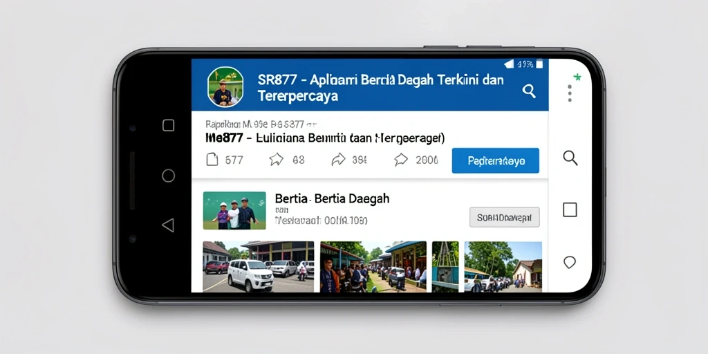 Tampilan antarmuka SR877 yang menarik dan informatif.