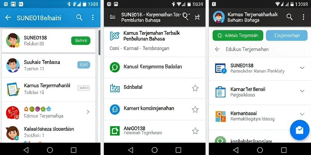 Tampilan antarmuka aplikasi SUNEO138 yang sederhana dan fungsional.