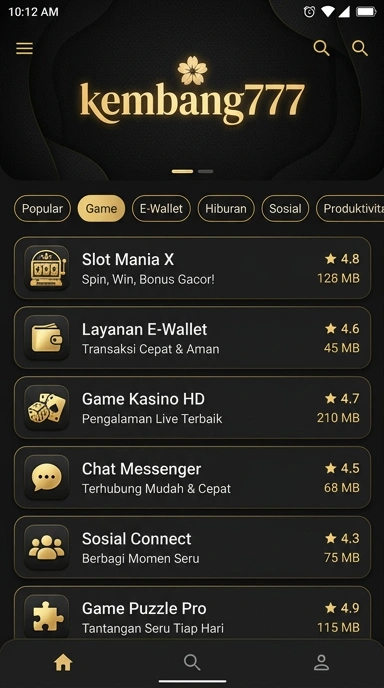 Temukan Aplikasi Populer & Kanal Uji di kembang777 — Pusat Akses Digital