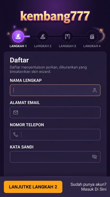 Cara Daftar Akun Baru di kembang777